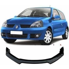 Özgürce Renault Clio 2 Ön Tampon Eki Bodykit Karlık Lip Piano Black
