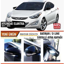 Özgürce Elantra 2011-2015 Için Batman Yarasa Sinyal Aynası Kapağı ve Montaj Bandı