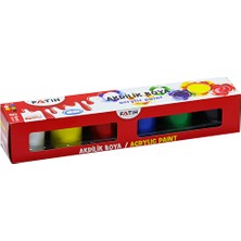 3 Adet  Fatih Akrilik Boya 25ML 6'lı Ü