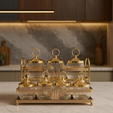 Lumindra Lüx Kavganoz Baharatlık Seti 7li Set