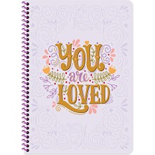 4 Adet   Keskin A4 80 Yp.kar. Pp Kp.spiralli Motto Defter