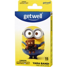 Getwell Minions Teddy Bear Yara Bandı 15 Adet 2 Adet