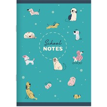 4 Adet   Keskin A4 60 Yp Kar.tel Dikişli Karton Kapak Pets Defter