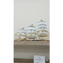 Lumindra Hale Saklama Seti Üzüm Şekilli 3 Lü Standlı Set