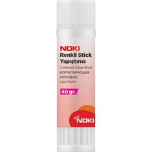 3 Adet  Noki Renkli Stick Yapıştırıcı 40 gr Blisterli
