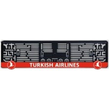 Özgürce Şık ve Dayanıklı 2'li Türk Hava Yolları Plakalık Seti
