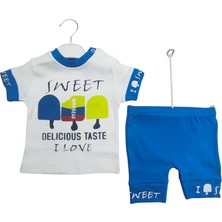 Ramada Erkek Bebek Ikili Takım Mavi Yazlık(Tişört+Şort)