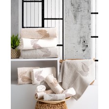 Hazangülü Collection Buldan Üretimi Çeyizlik Nakışlı Carla Pamuk 6'lı El/yüz Havlusu I 50X90