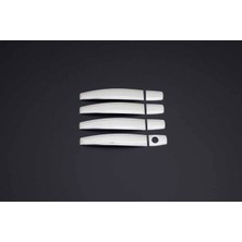 Özgürce Krom Deco Kapı Kolu Seti, 2009-2016 Opel Insignia Için, 4 Kapı Desenli