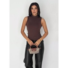 Noa Noa Balıkçı Yaka Sıfır Kol Crop Bluz