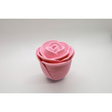 3D Baskı Gül Tasarım Yüzük Kutusu - Süpriz Teklif&özel Gün Hediyesi