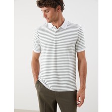 Lc Waikiki Yeni Sezon Polo Yaka Çizgili Erkek Tişört