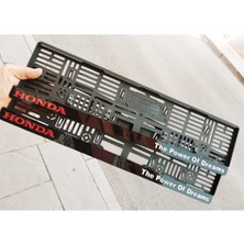 Özgürce Lazer Kesim Pleksi, Honda Uyumlu, Plakalık Set, 2 Adet, Şık ve Dayanıklı