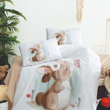 Golden Rabbıt World Pano Kutulu Bebek Nevresim Takımı - Bej - 0 - 12 Ay Bej