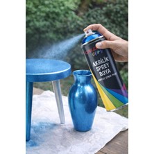 Caldini Metalik Mavi Sprey Akrilik Boya