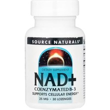 Source Naturals Nad+ Brain & Cognitive Coenzymated Vitamin B3 Niacin 30 Lozenges