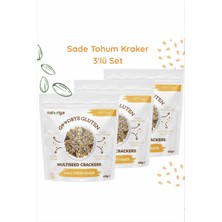 Naturiga 3'lü Set / Glutensiz Sade Tohum Kraker 40 gr