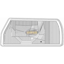 Özgürce Skoda Favorit Forman Sol Far Camı Oem No 115920201