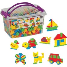 Oyuncakzade Tik Tak 500 Parça LEGO Oyuncak, Dede Eğitici LEGO Oyuncak