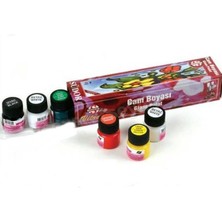 abnturk Südor 6'lı Set Non-Toxic Pet Şişe Cam Boya Seti