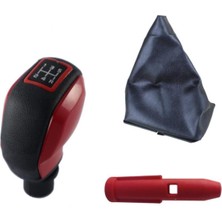 Özgürce Kırmızı Spor Vites Topuzu ve Körük Takım - Dinamik ve Şık Tasarım