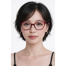 Bappir Rubyra Bordo Çerçeve Popüler Mavi Işık Korumalı Blue Block Şeffaf Ekran Gözlüğü – UV400