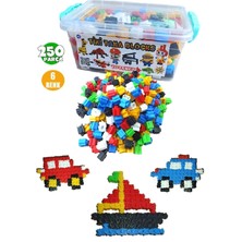 Oyuncakzade Tik Tak Bloklar 250 Parça Eğitici Oyuncak Tiktak 6 Renk Kolay Geçer Çapraz Takılabilir