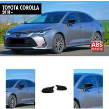 Özgürce Yarasa Ayna Kapağı Toyota Corolla 2018 ve Üzeri Parlak Siyah