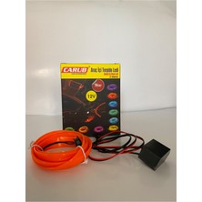 Özgürce 2 Metre Turuncu Araç Içi LED Işık, Şık ve Parlak Neon Dekorasyon
