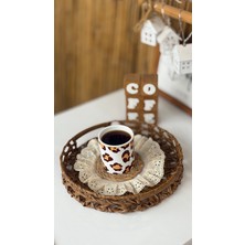 Zeynepin Dükkanı Fırfırlı Fisto Keten Sunum Servis Kokteyl Peçete 6 Adet 20 cm