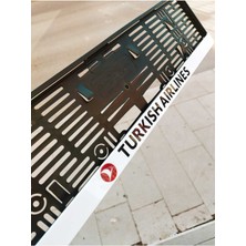 Özgürce Türk Hava Yolları Temalı Piyano Pleksi 2’li Takım, Siyah Lazer Kesim