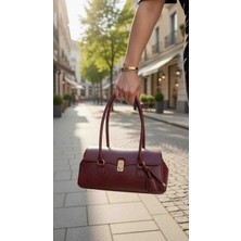 Themoiss Bordo Renk Kadın Kol Cantasi