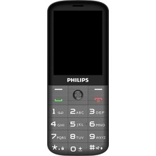 Fantastik Store Phılıps Xenium E227, 32MB, Siyah, 32MB Ram, 2,8inc Ekran, Arka Kamera, Çift Sim Desteği, Fm Radyo, 1700MAH Pil, El Feneri, Türkiye Kvk Garantili