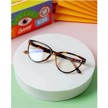 Bappir Kadın Cateye Mavi Işık Filtreli Ekran Gözlüğü Optik Uyumlu Camları Değişebilir