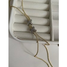 Elifra Zincir Detaylı Kadın Kolye – Modern ve Göz Alıcı Görünüm