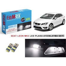 Özgürce Seat Leon Mk3 LED Plaka Aydınlatma Ampul Seti, Parlak Beyaz, Yüksek Kalite