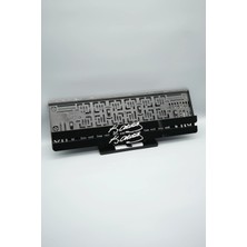 Özgürce 3D Kabartmalı Pleksi Araba Plakası, Şık ve Kalıcı Tasarım