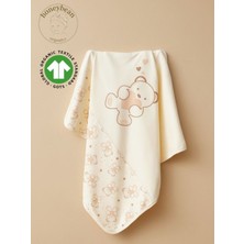 Honeybean %100 Organik Pamuk Bebek Battaniyesi – Gots Sertifikalı Yumuşak Yenidoğan Kundak Battaniye