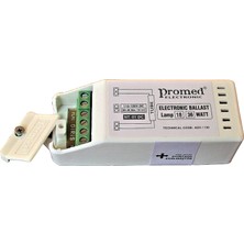 Promed 110 V.dc 15-18-36 W Floresan ve Uv Dezenfeksiyon Ampul (Max.21 W) Balastı