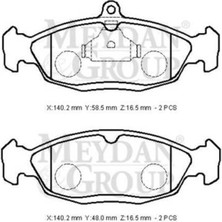 Özgürce Ön Fren Balatası Astra F Sd-Hb 95-98, Kablosuz Disk Set, Oem No: 1