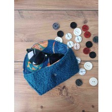 TUYLUTUKKAN 18×9 cm Teddy Kumaş El Yapımı Şık Gözlük Kılıfı