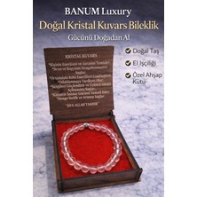 Dogal Kristal Kuvars Bileklik