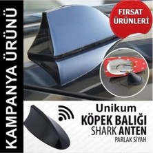 Özgürce Renault Clio 4 Elektrikli Shark Köpek Balığı Tavan Anteni Siyah
