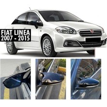 Özgürce Parlak Siyah Batman Yarasa Ayna Kapağı, Fiat Linea 2007-2015 Uyumlu
