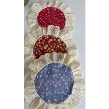 Zeynepin Dükkanı Fırfırlı Fisto Sunum Servis Kokteyl Peçete Mendil 3 Adet 20 cm