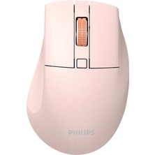 Fantastik Store Phılıps SPK7528P, Sessiz, Penmbe, USB Nano  2,4gh ve Bluetooth Kablosuz, 1600DPI, Optic, 3 Tuşlu Ergonamik Mouse