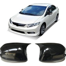 Özgürce Parlak Siyah Ford Civic Fb7 2012 Sonrası Batman Yarasa Ayna Kapağı