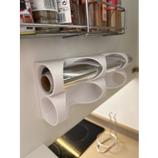 Plasfire Mutfak Dolabı Içi Rulo Tutucu Organizer 2 bölmeli