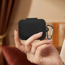 Caseonn Nothing Ear (A) Kılıf Askı Aparatlı Mat Silikon Siyah