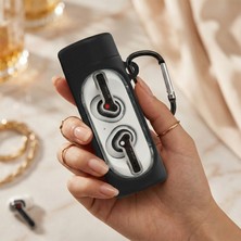 Caseonn Nothing Ear (Stick) Kılıf Askı Aparatlı Mat Silikon Siyah